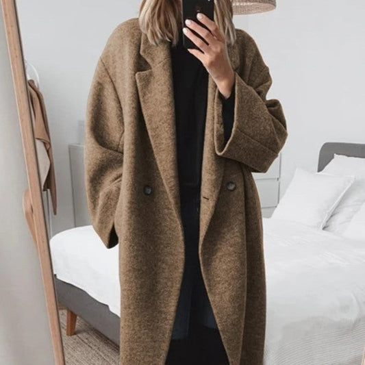 LYRA – Woolen Multi-Color Trench Coat